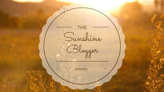 Sunshine Blogger Awards number&nbsp;one